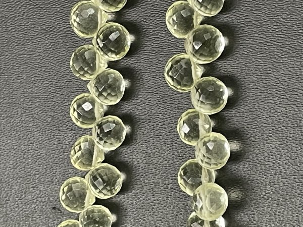 Lemon Quartz Onion Faceted