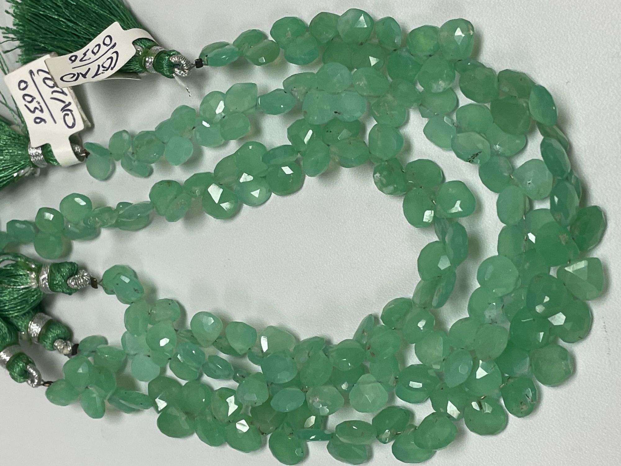 Chrysoprase Heart Faceted