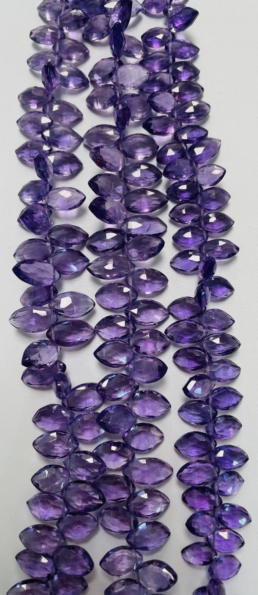Purple Amethyst Marquise Faceted