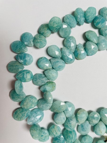 Amazonite Pears Faceted