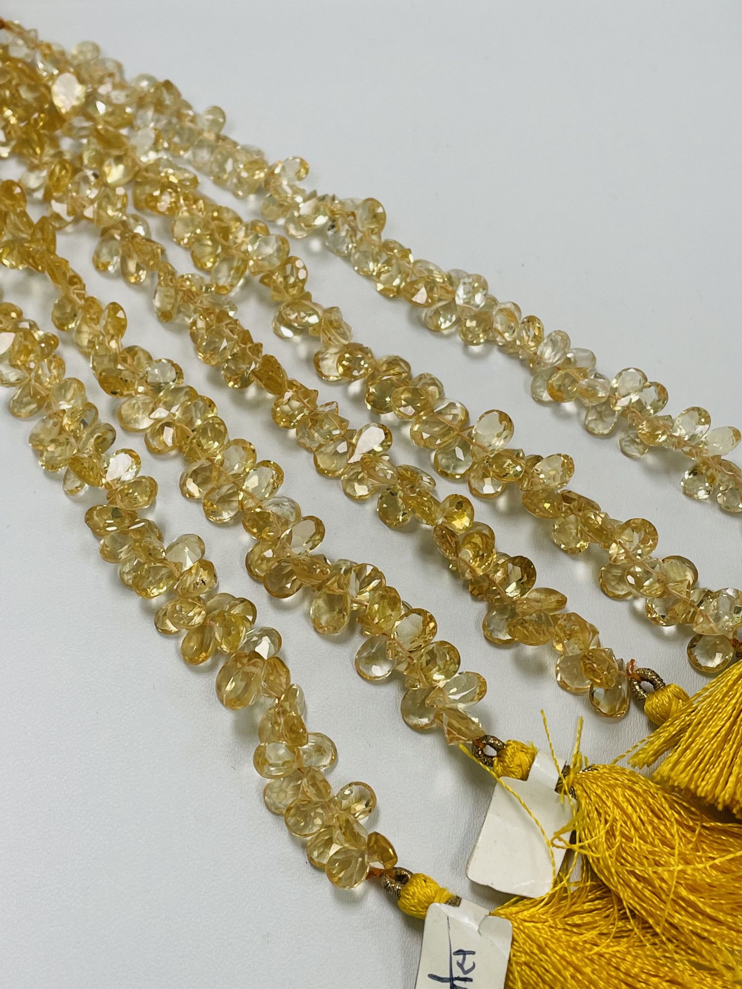 Citrine Pear Cut Stone Faceted