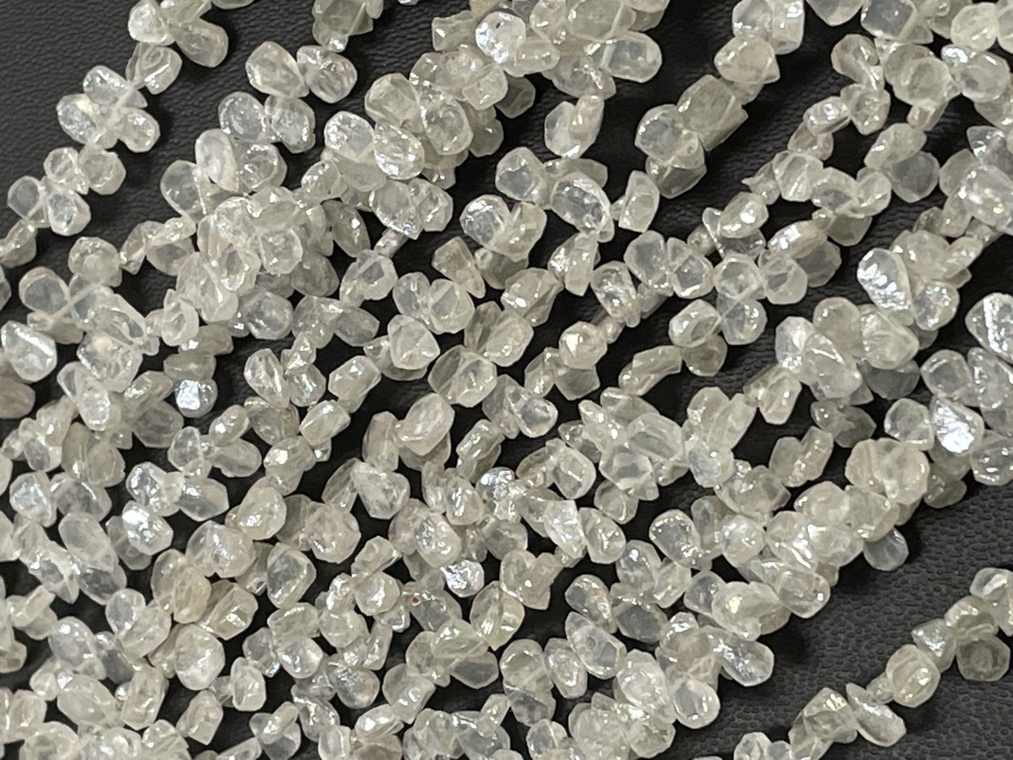 Zircon Pear Organic Cut Faceted