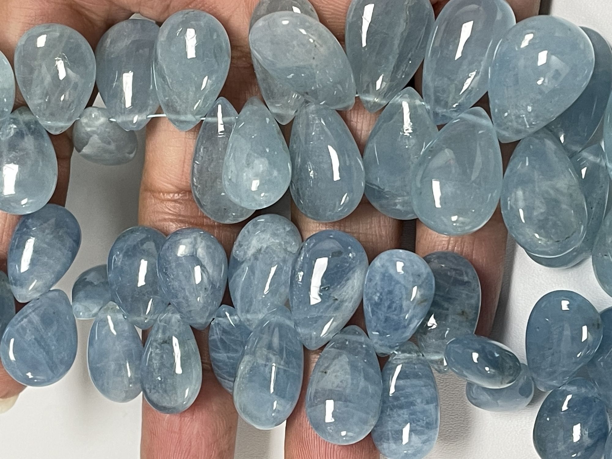 Aquamarine Pear Smooth