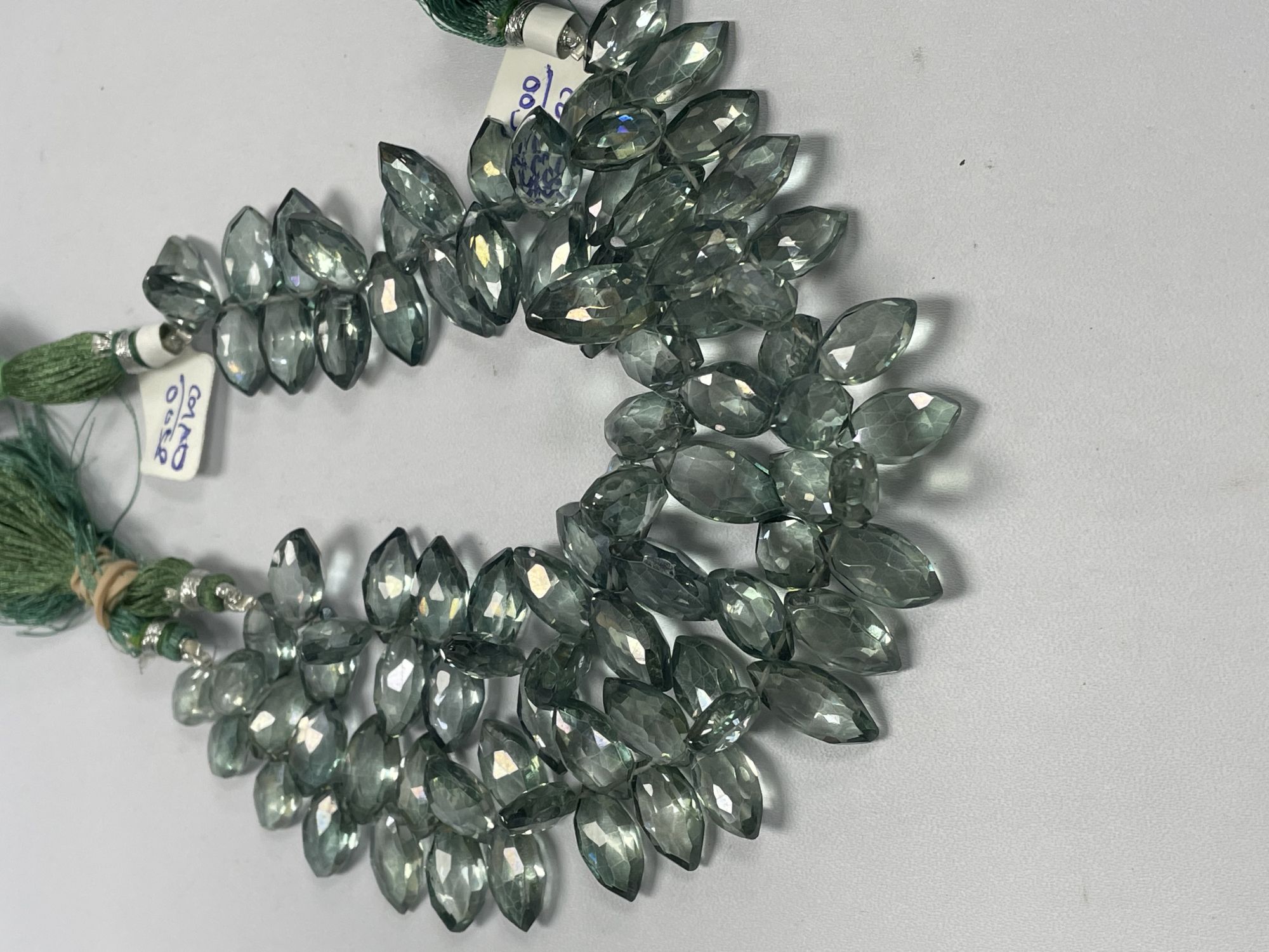 Green Mystic Quartz Marquise Faceted