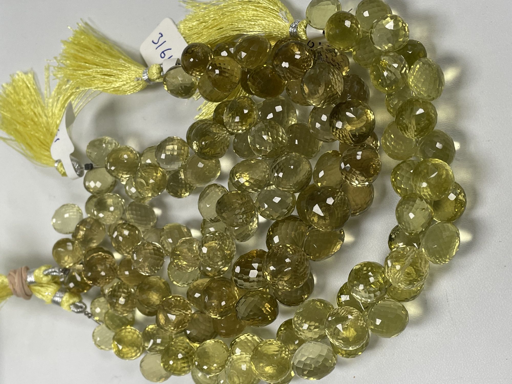 Lemon Quartz Onion Faceted