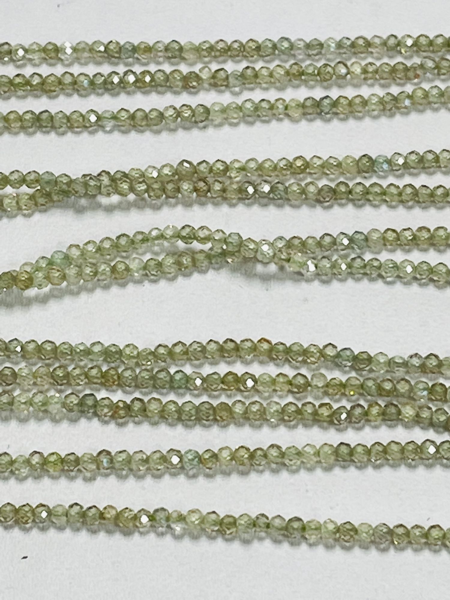 Natural Zircon Rondelle Faceted