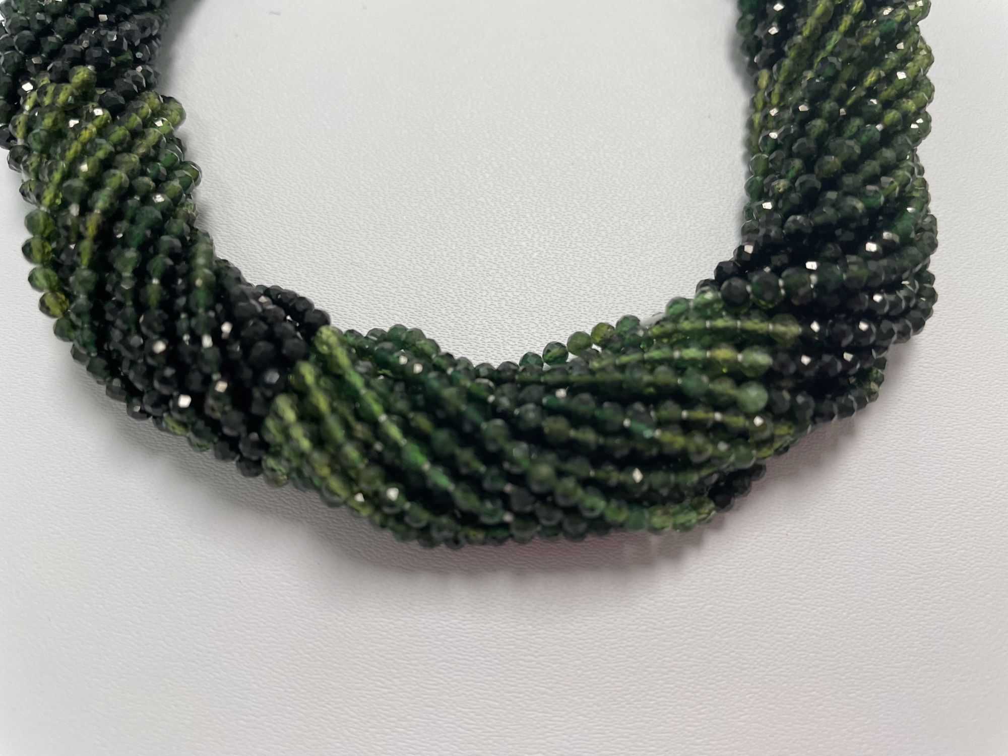 Shaded Green Tourmaline Faceted
