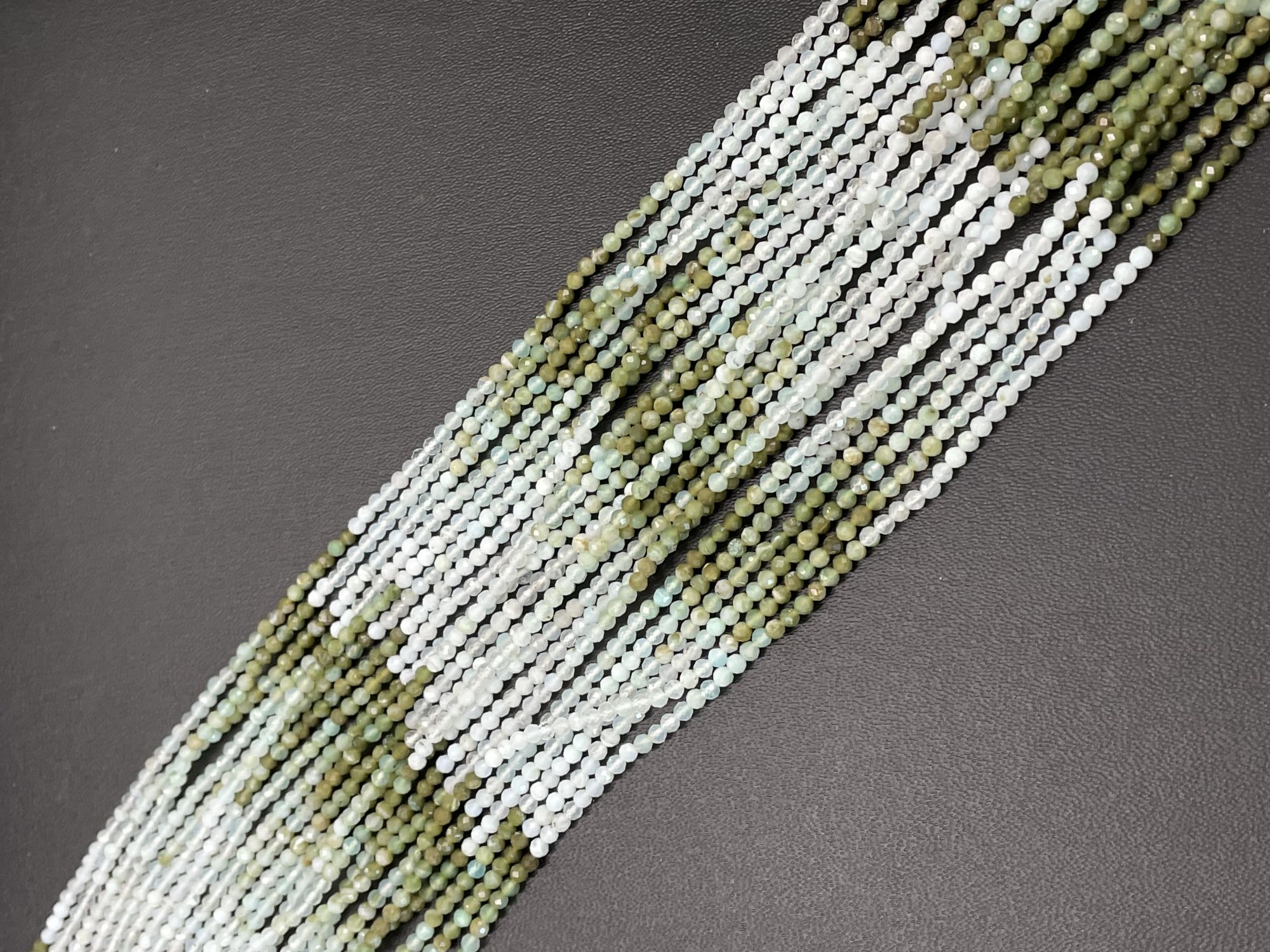 Shaded OPAL Rondelle Faceted