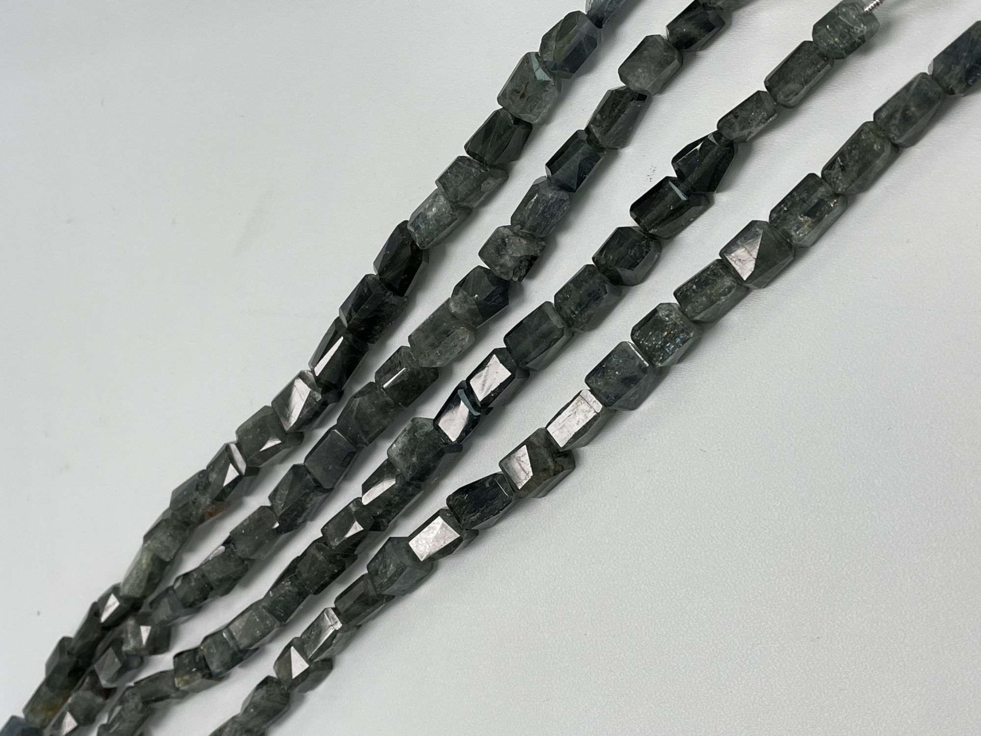 Moss Aquamarine Nugget Faceted