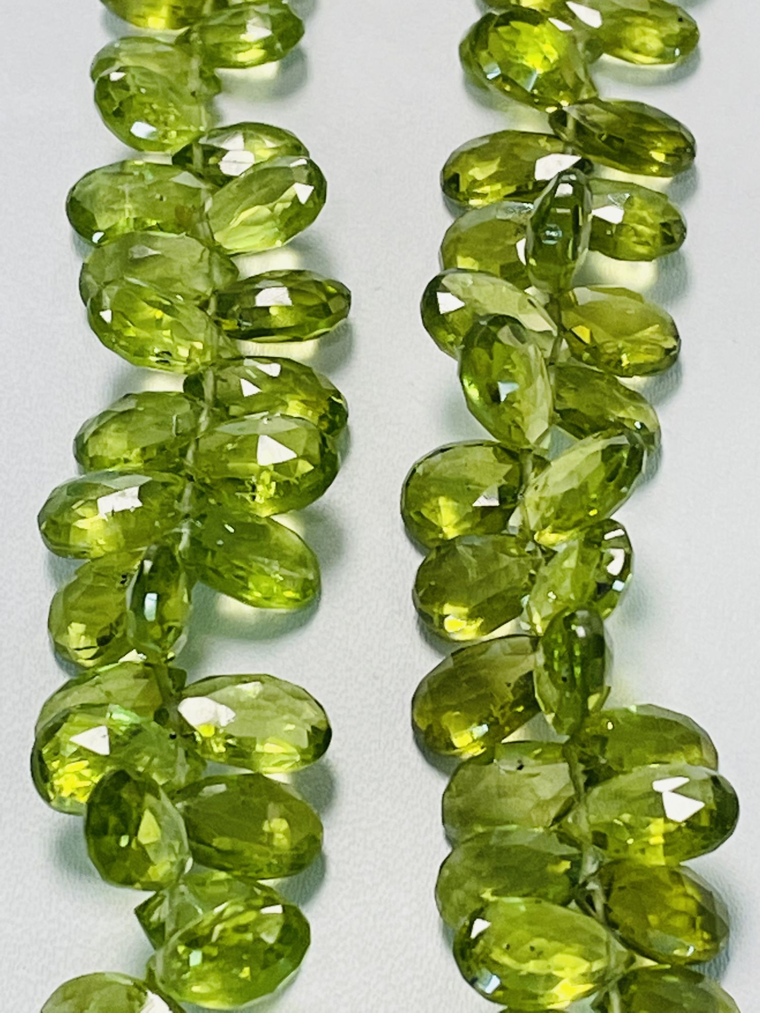 Peridot Pear Faceted