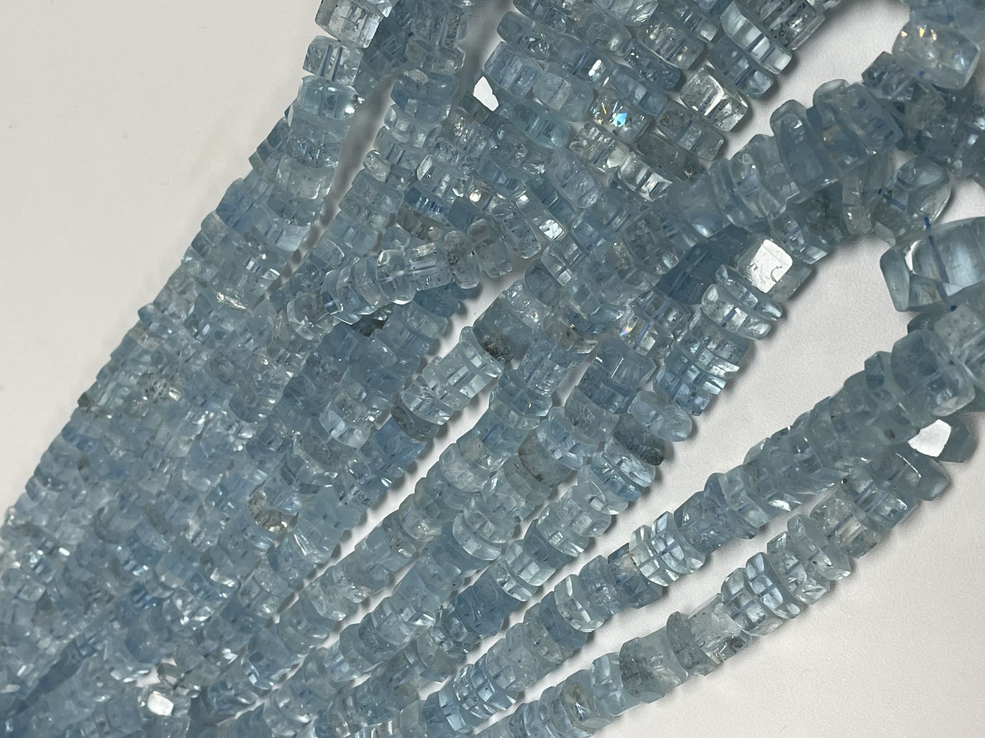 Aquamarine Bolt Faceted