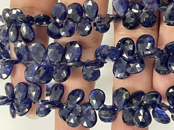 Blue Sapphire Pear Faceted