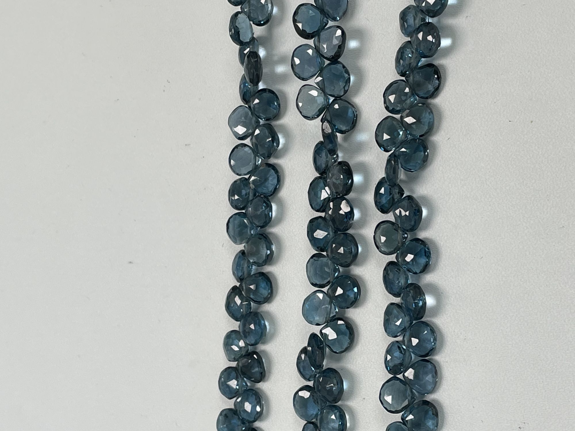 London Blue Topaz Heart Faceted