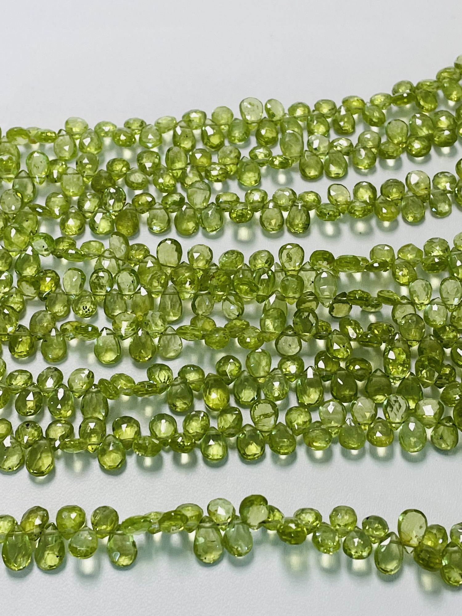 Peridot Pear Faceted