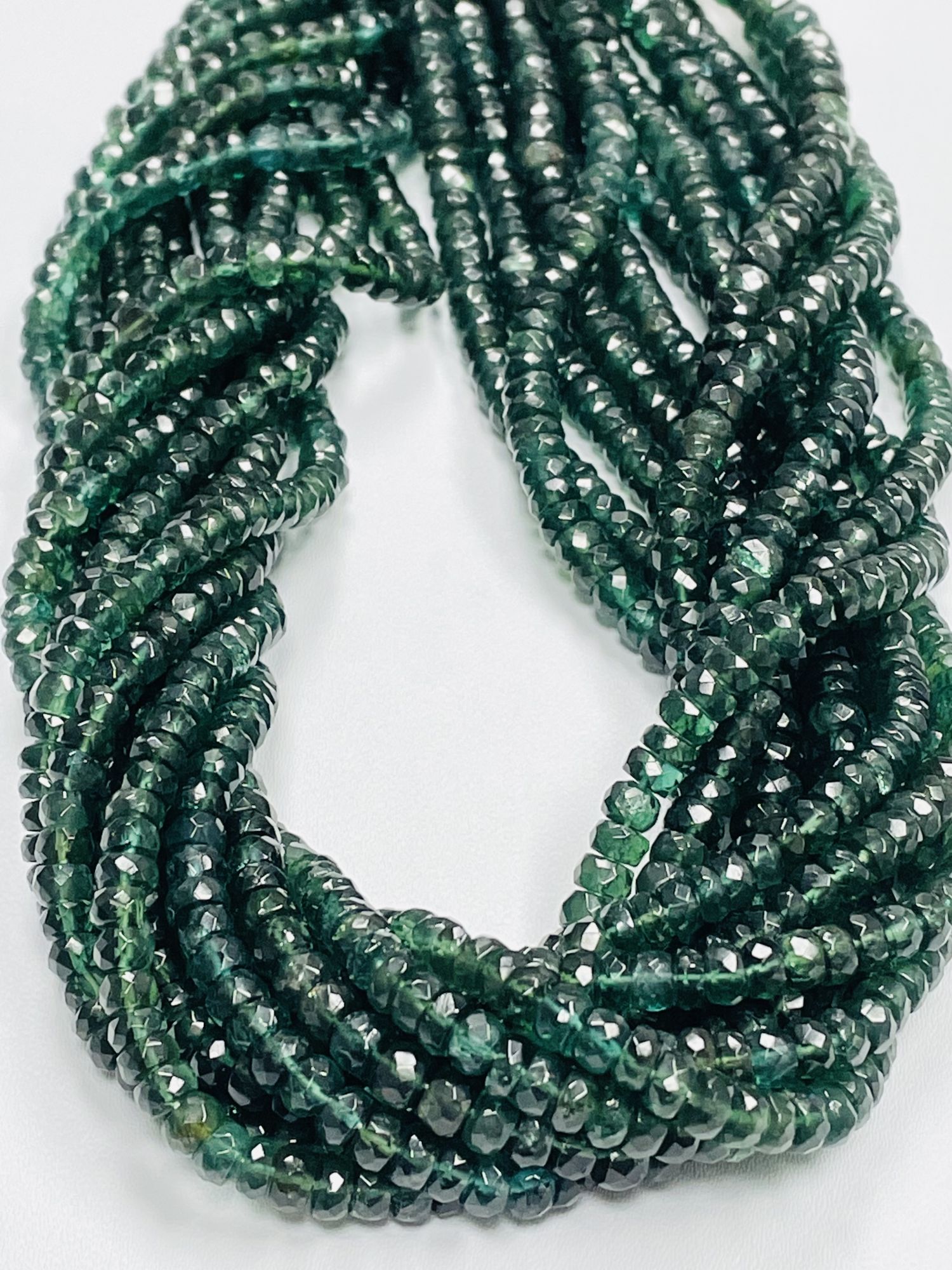 Apatite Rondelle Faceted