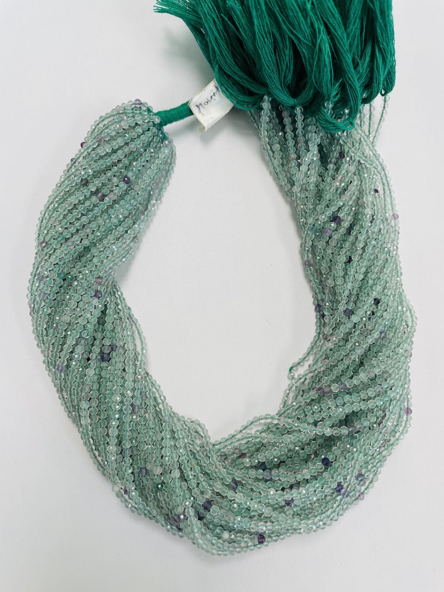 Flourite Rondelle Faceted