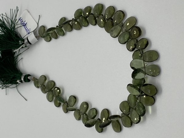 Moldavite Pears Faceted