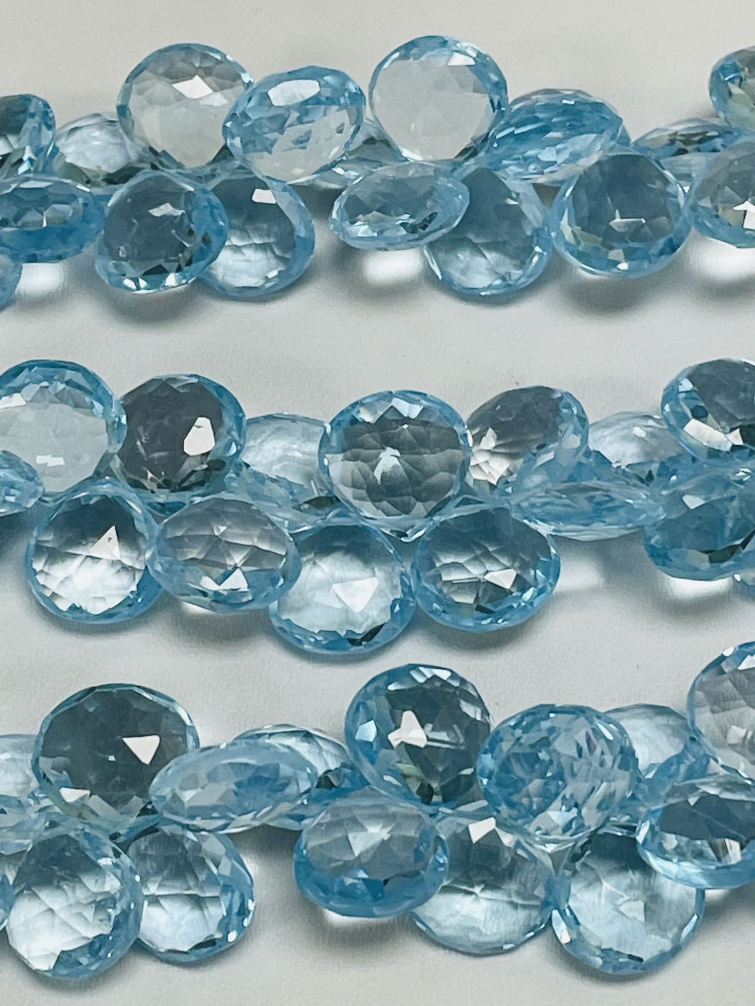 Sky Blue Topaz Heart Faceted