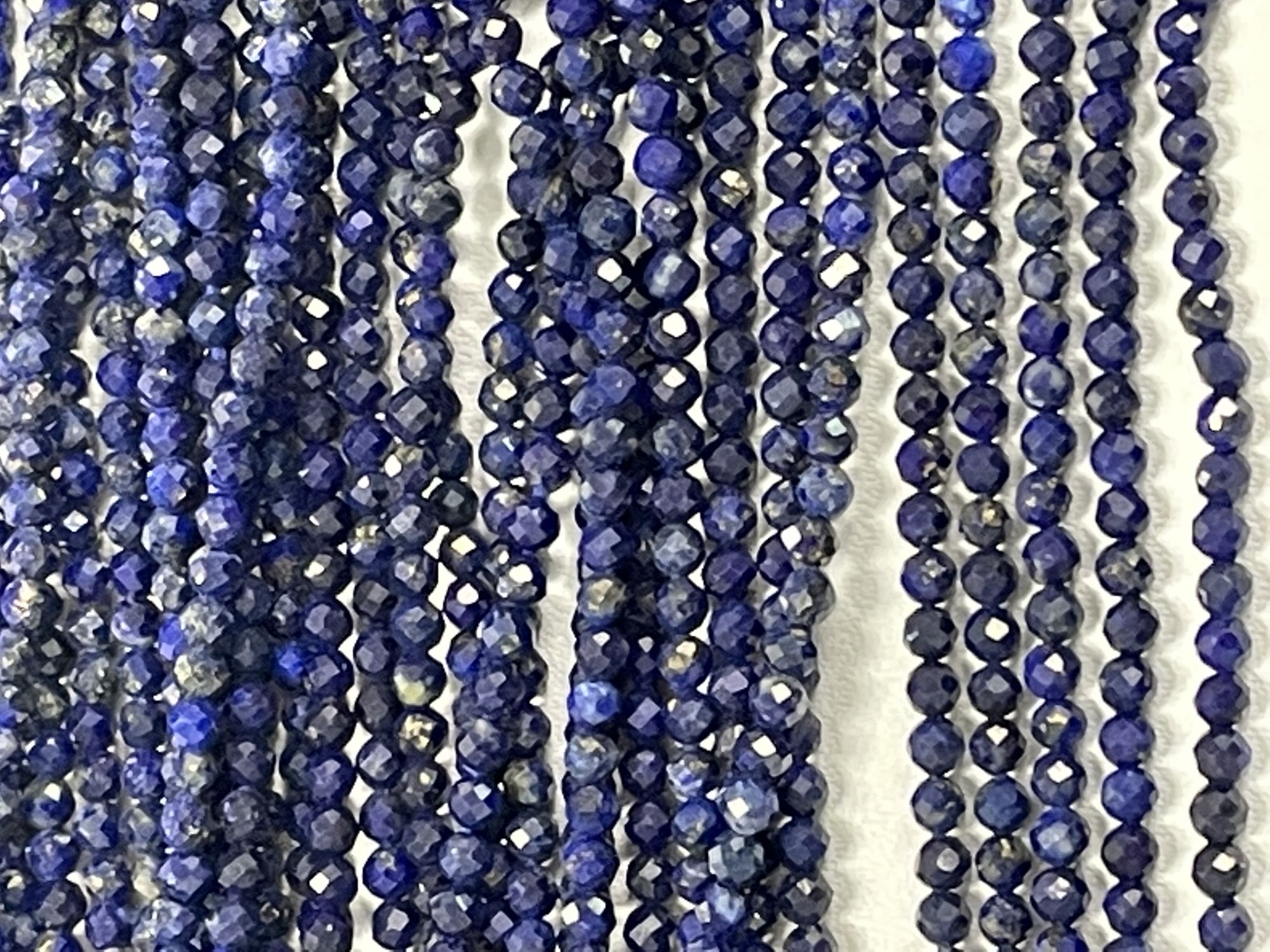 Lapis Lazuli Rondelle Faceted