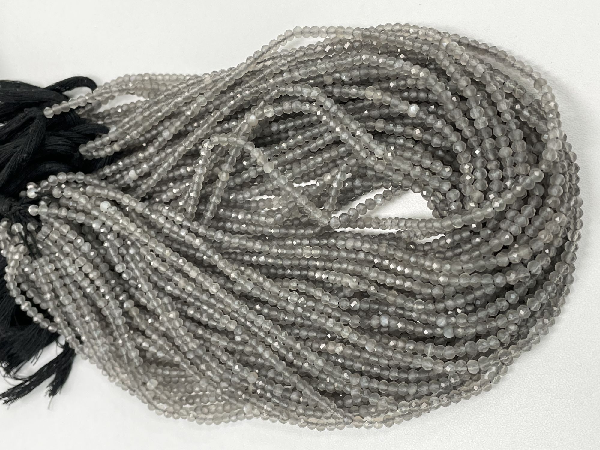 Moonstone Rondelle Faceted