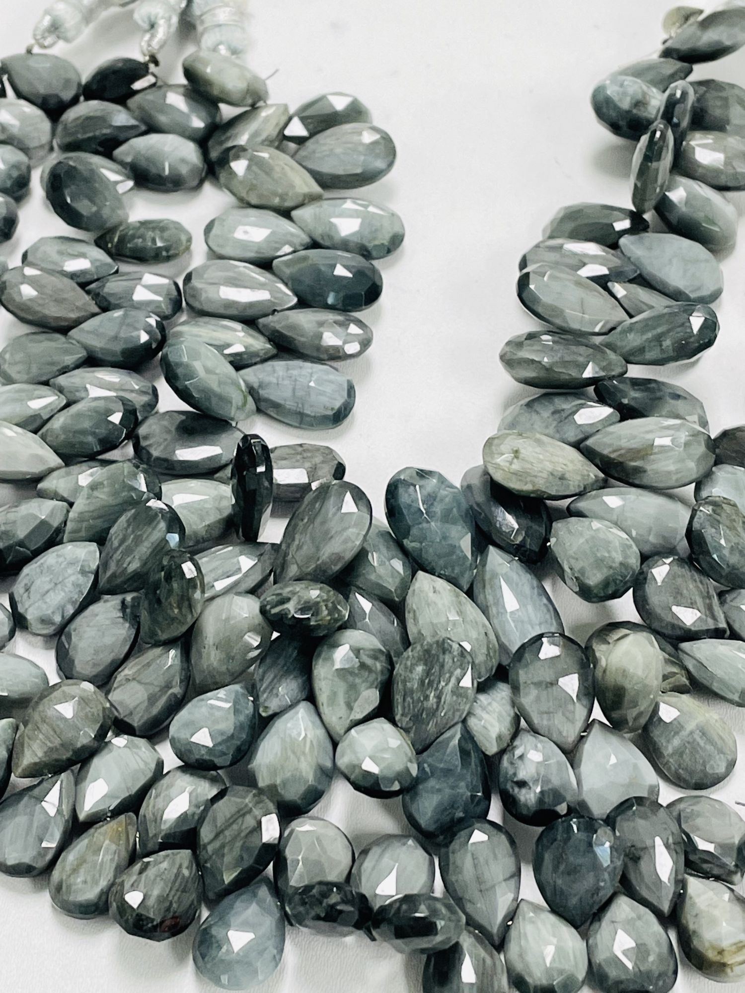 Cats Eye Pear Faceted