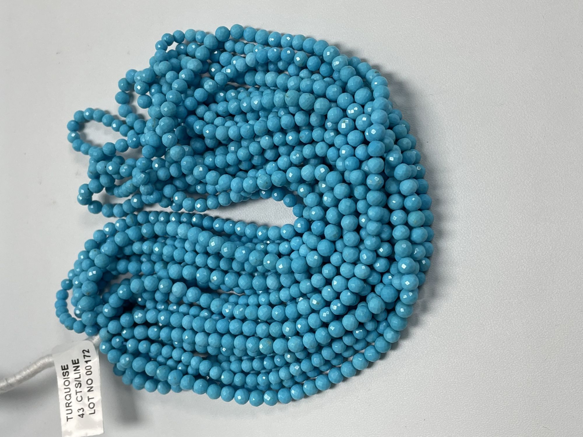 Turquoise Round Faceted