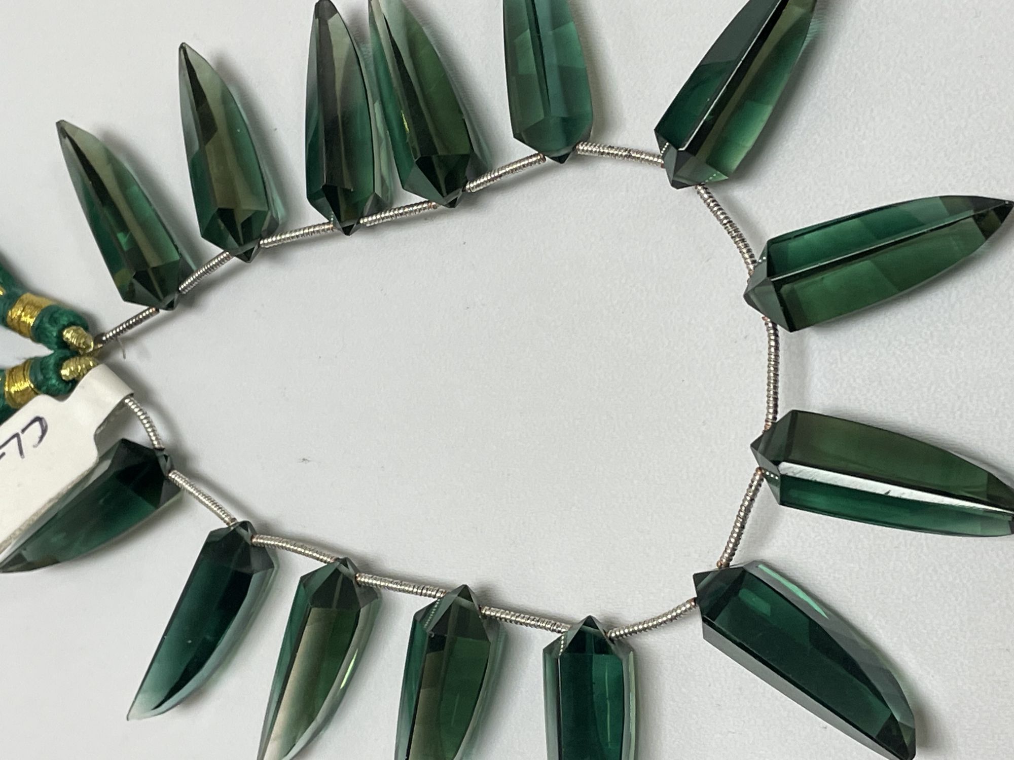 Green Hydro Quartz Okra Faceted