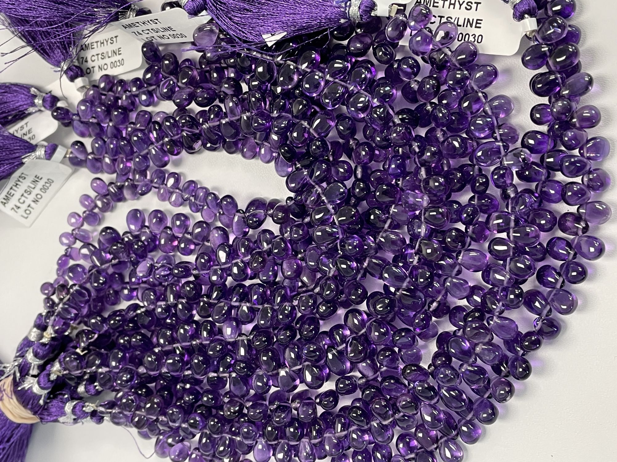 Purple Amethyst Drop Smooth