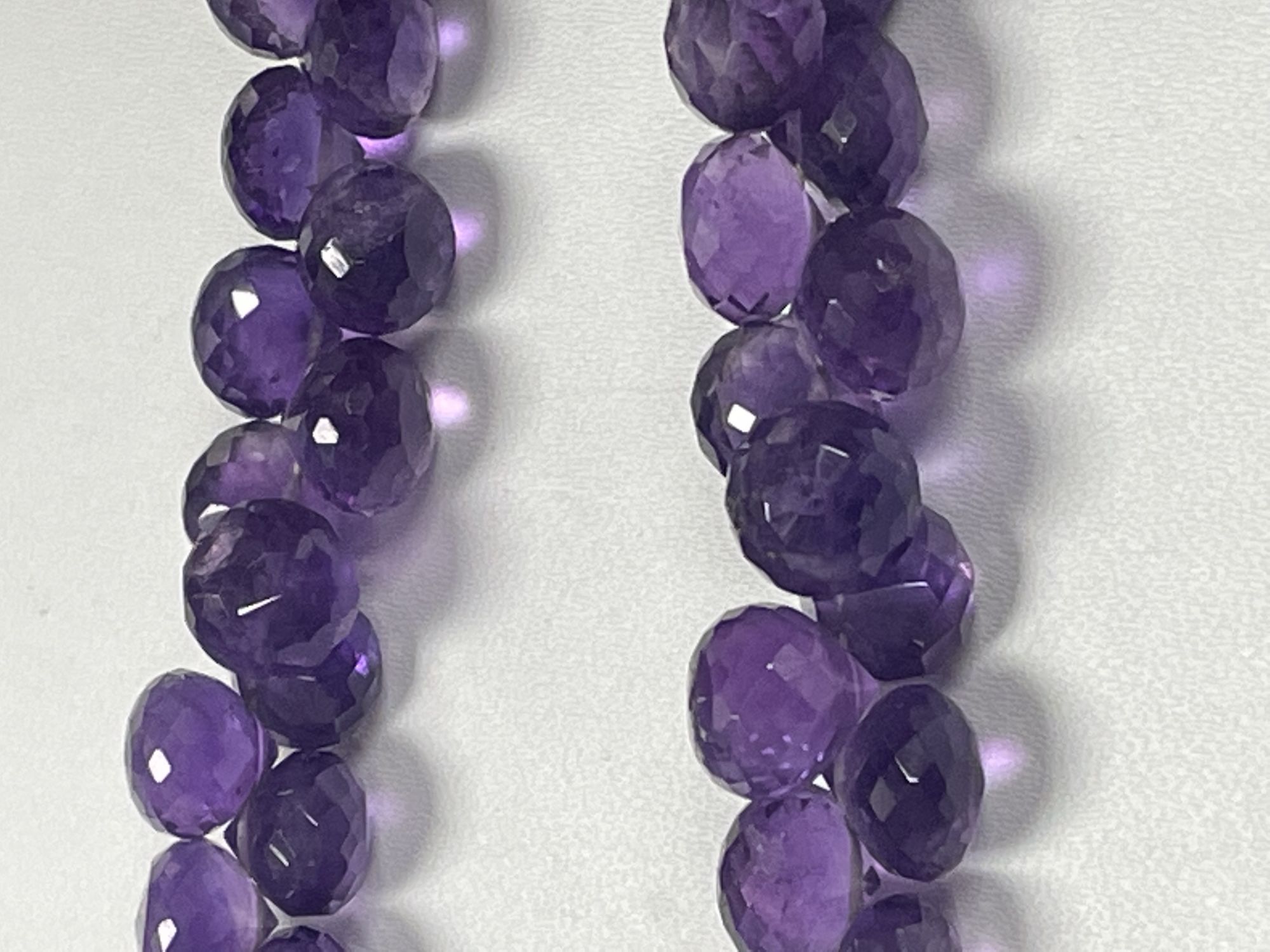 African Amethyst Onions Faceted