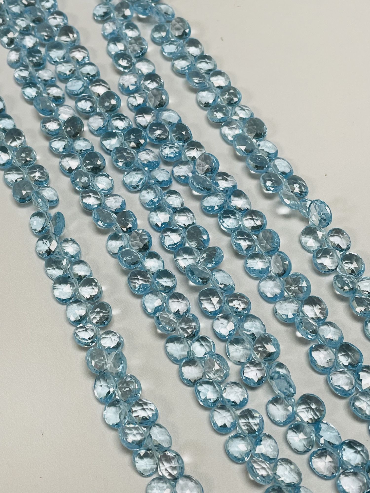 Sky Blue Topaz Heart Faceted