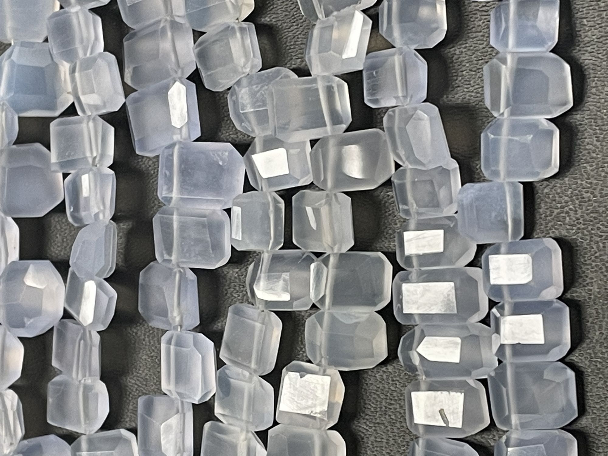 Blue Chalcedony Funky Cut Faceted