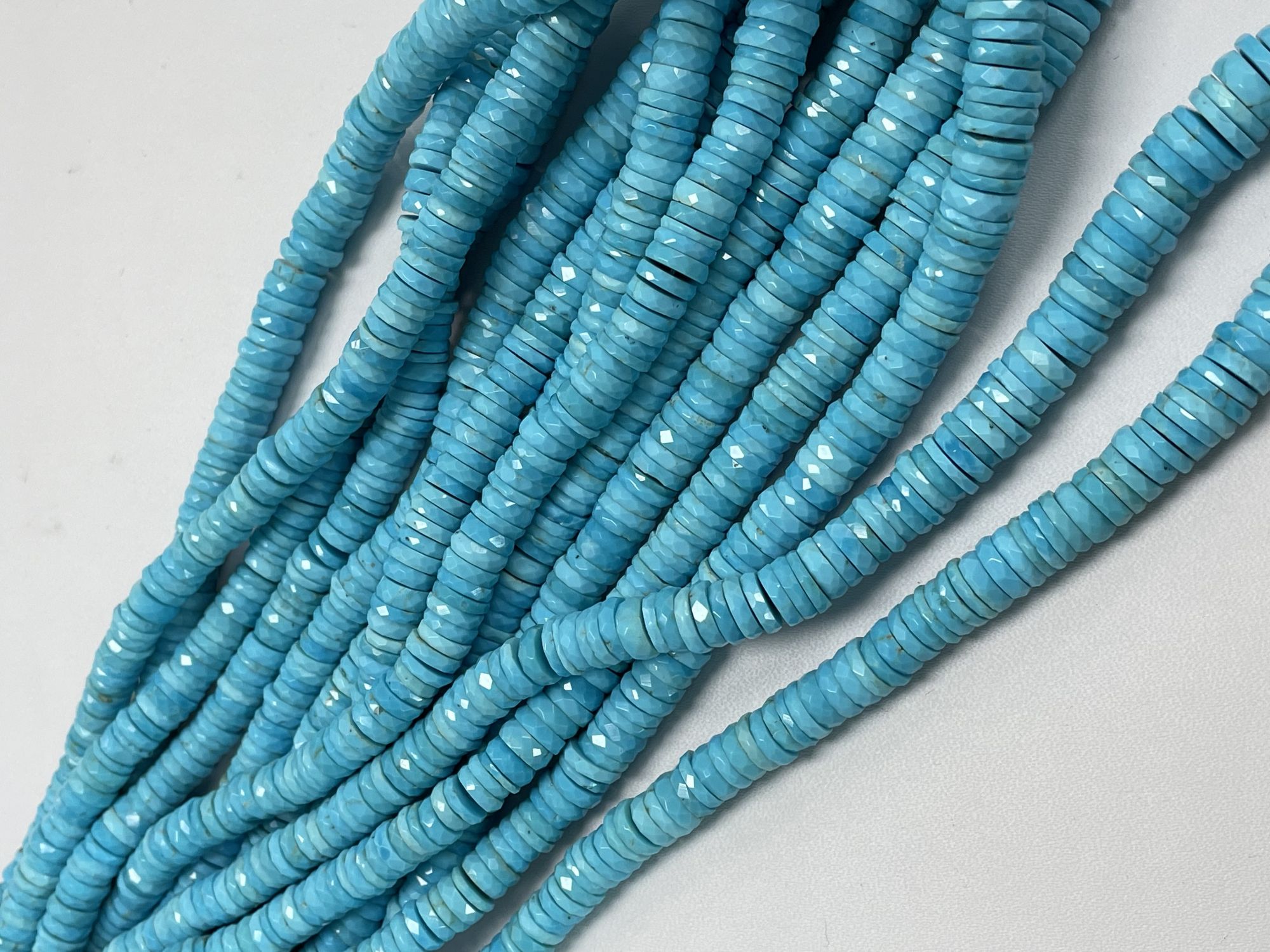 Turquoise Tire Faceted