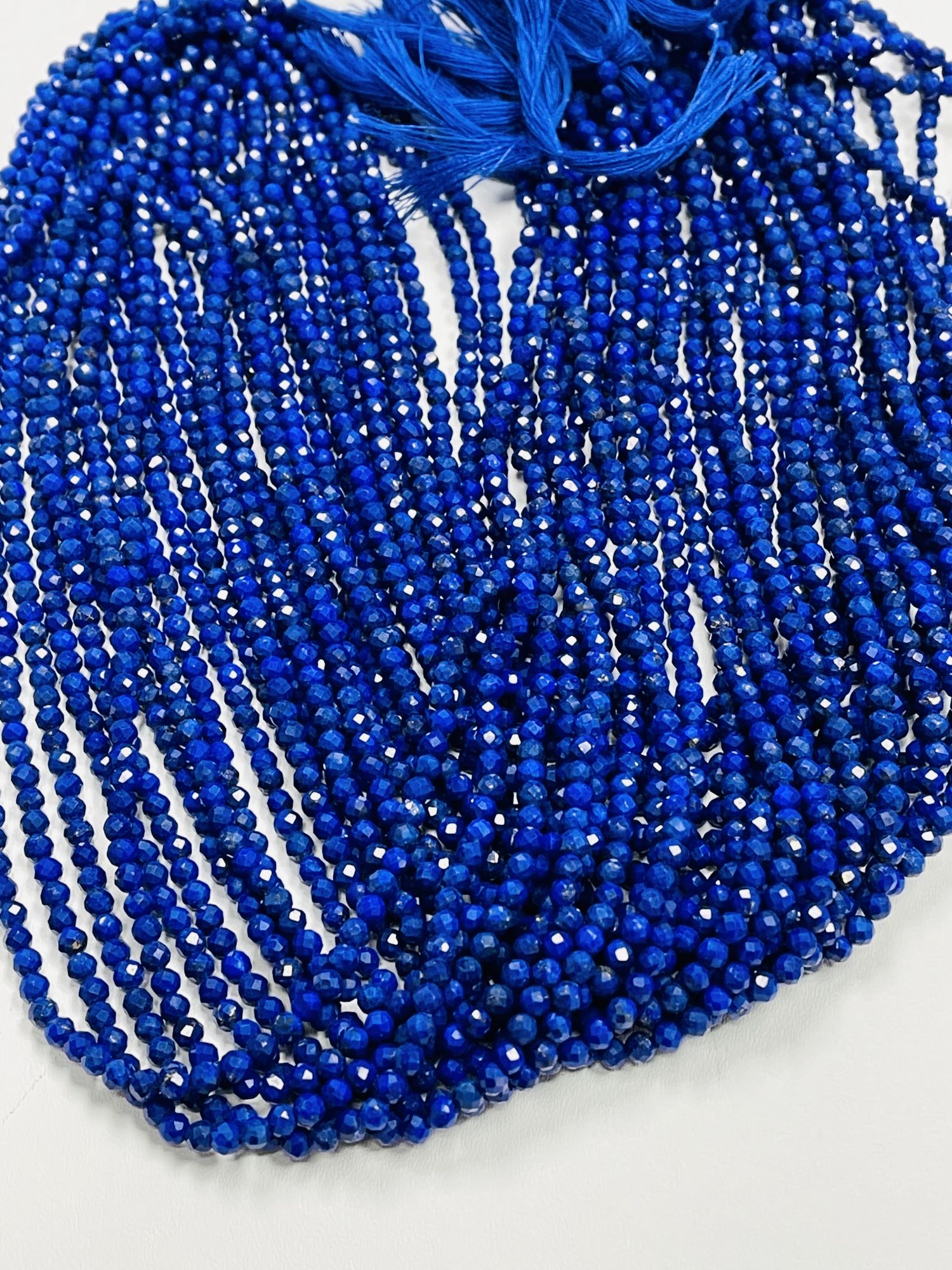 Lapis Lazuli Rondelle Faceted