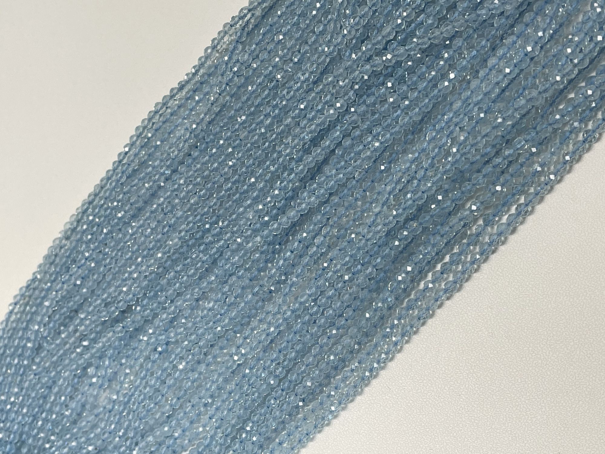 Sky Blue Topaz Rondelle Faceted