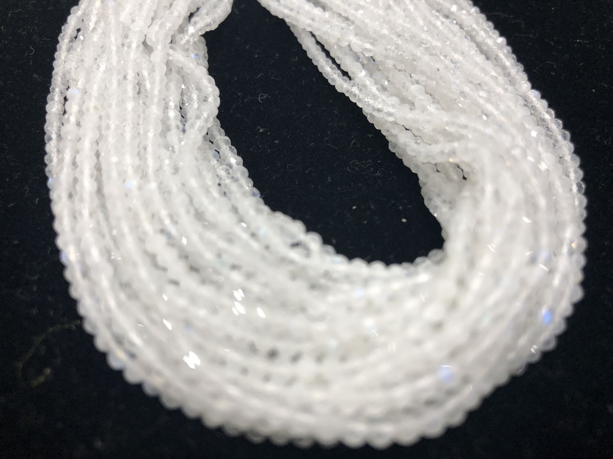 Moonstone Rounds Faceted