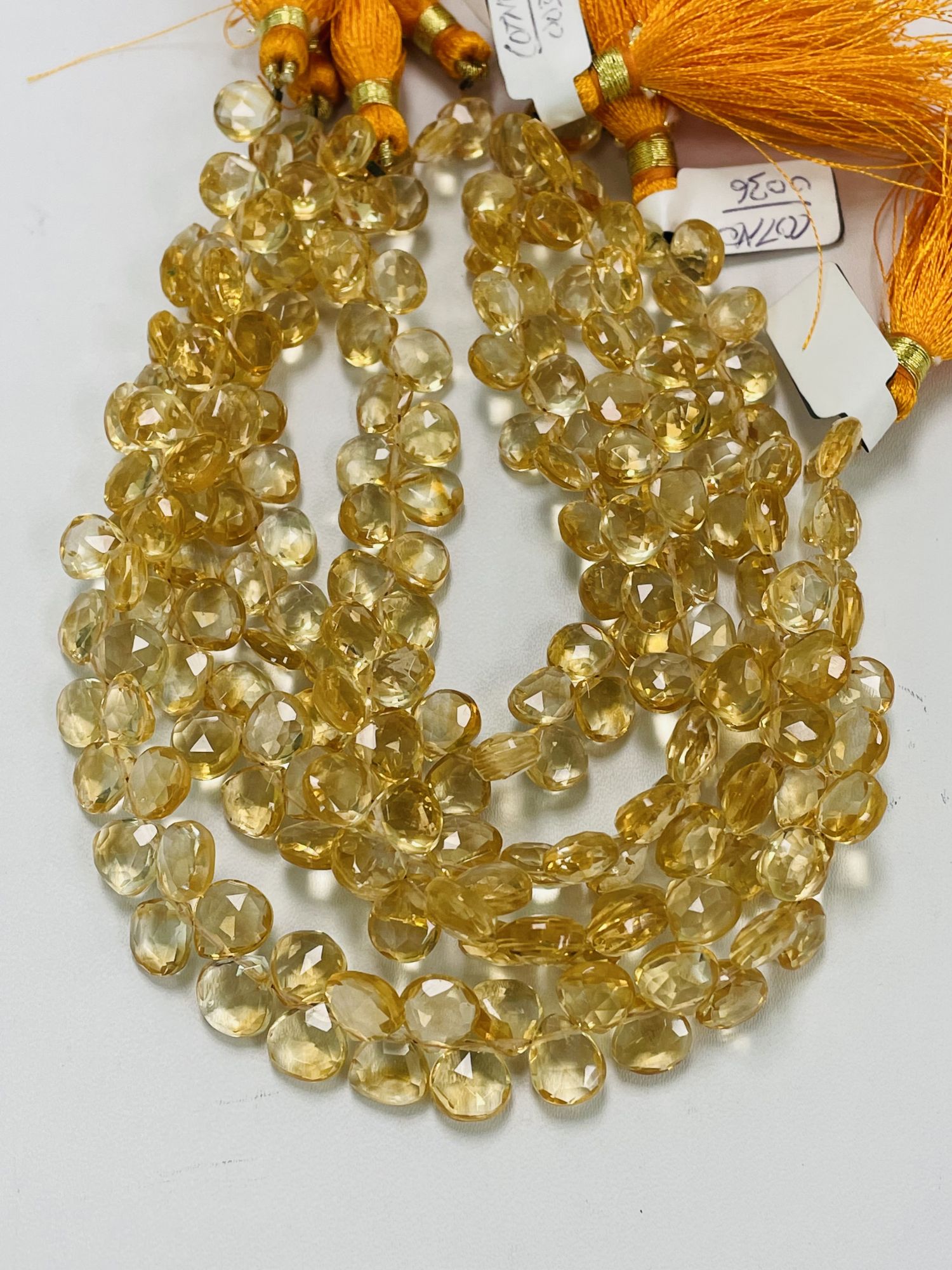 Citrine Heart Faceted
