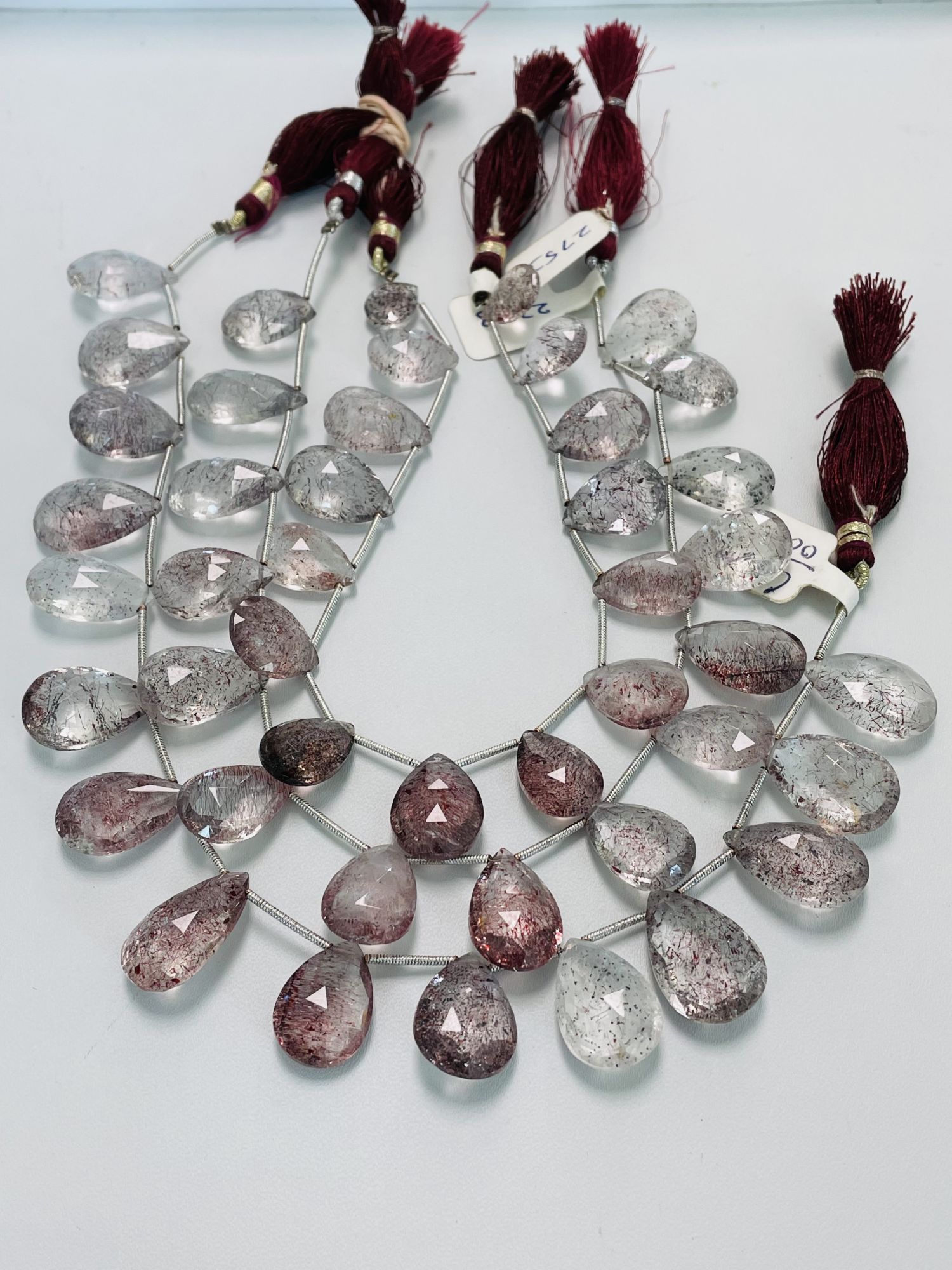 Moss Amethyst Pear Faceted