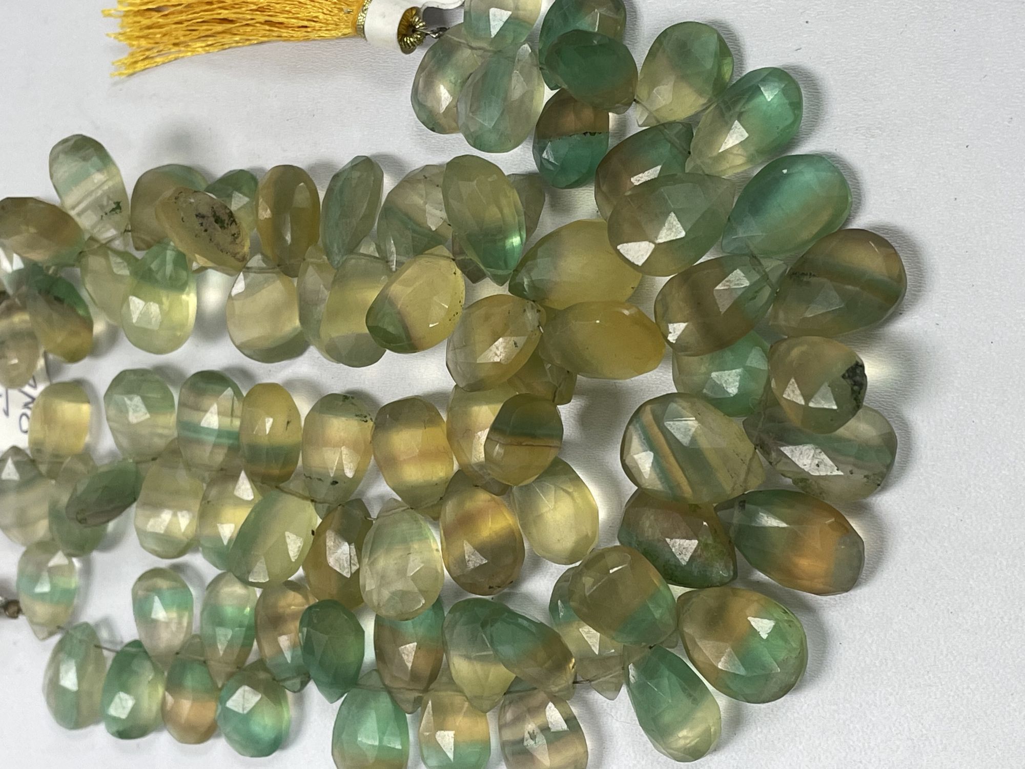 Fluorite Pear Faceted