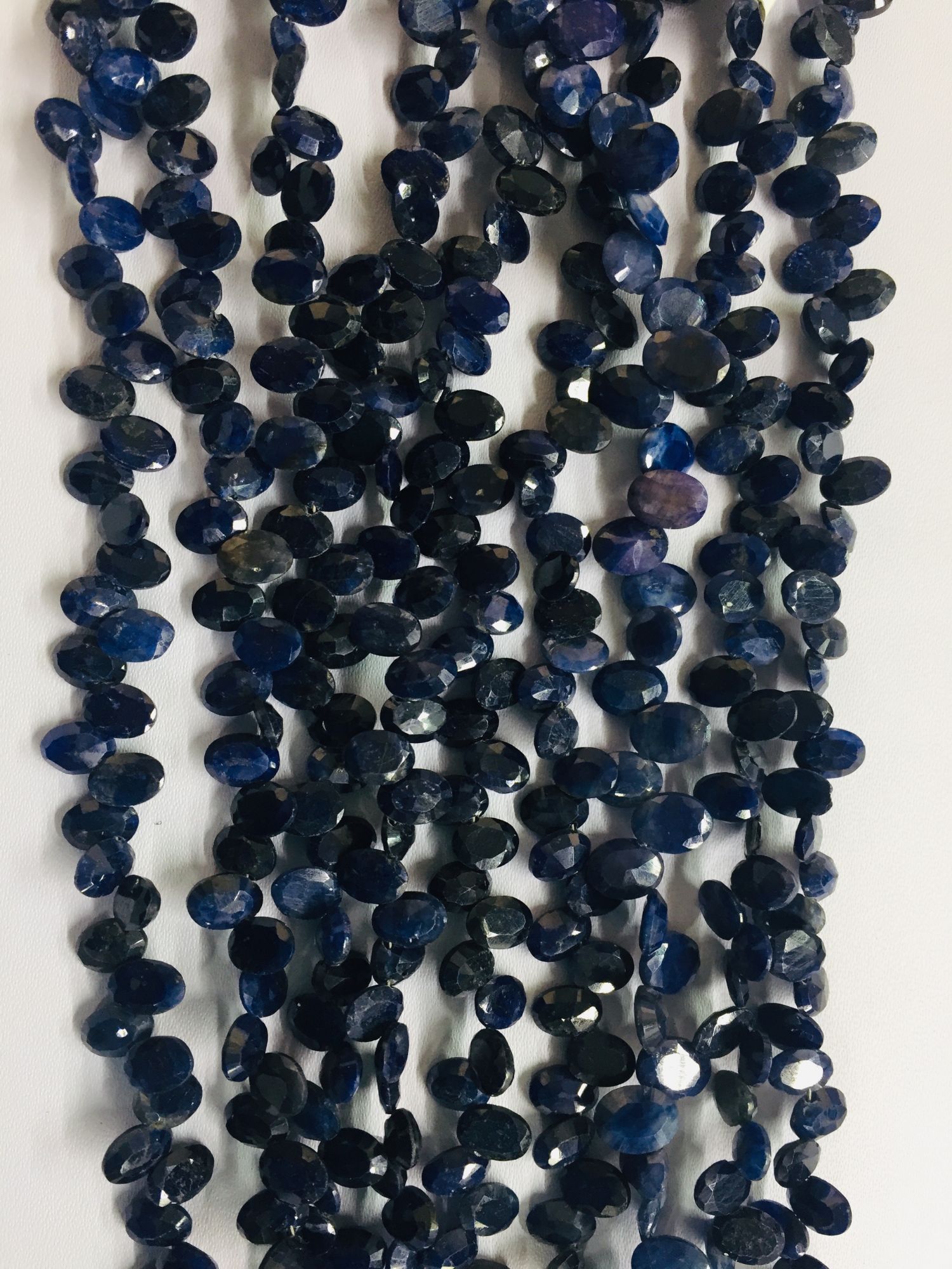 Blue sapphire ovals