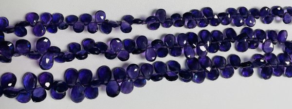 Purple Amethyst Pear Faceted