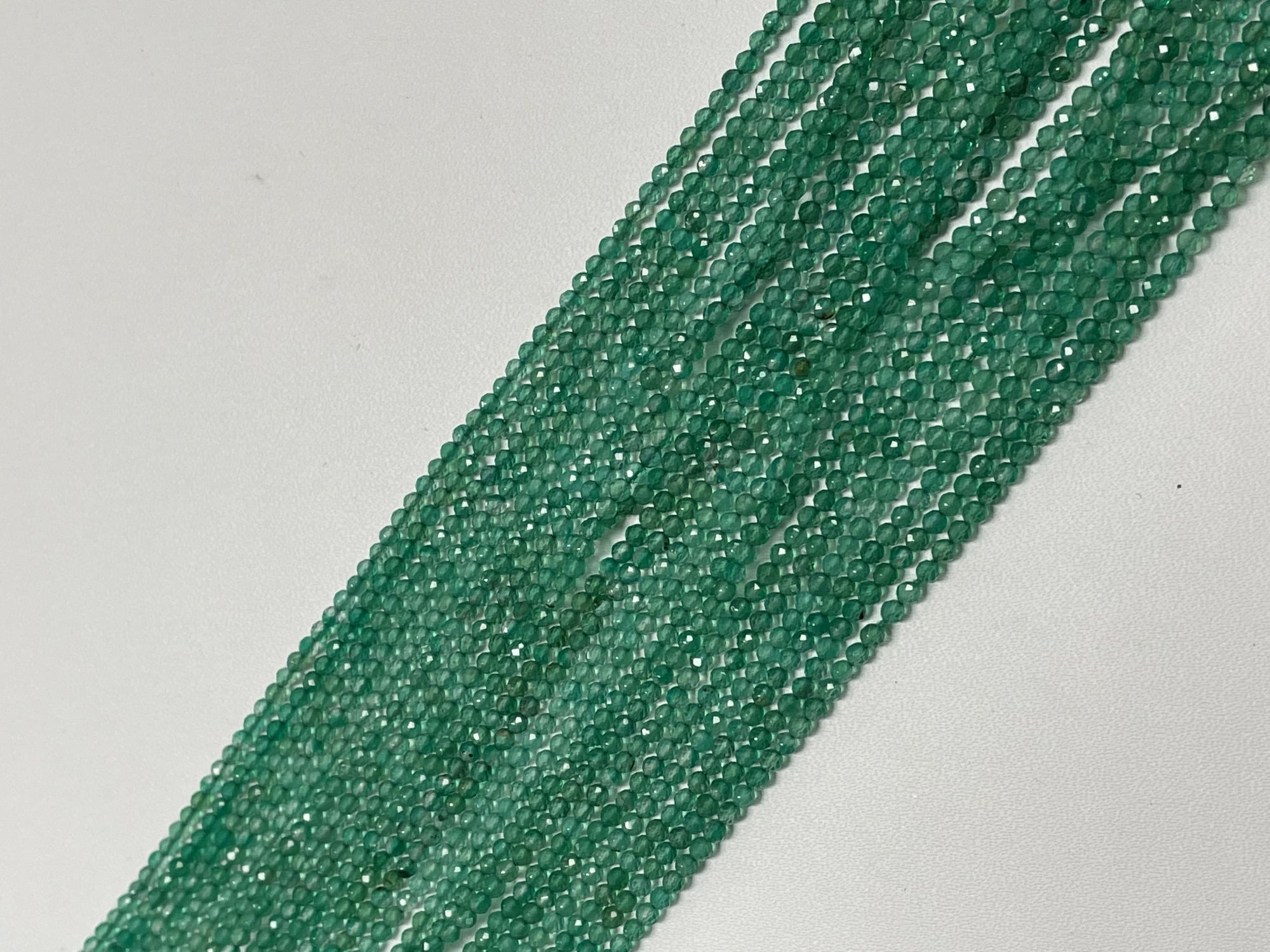 Green Onyx Rondelle Faceted