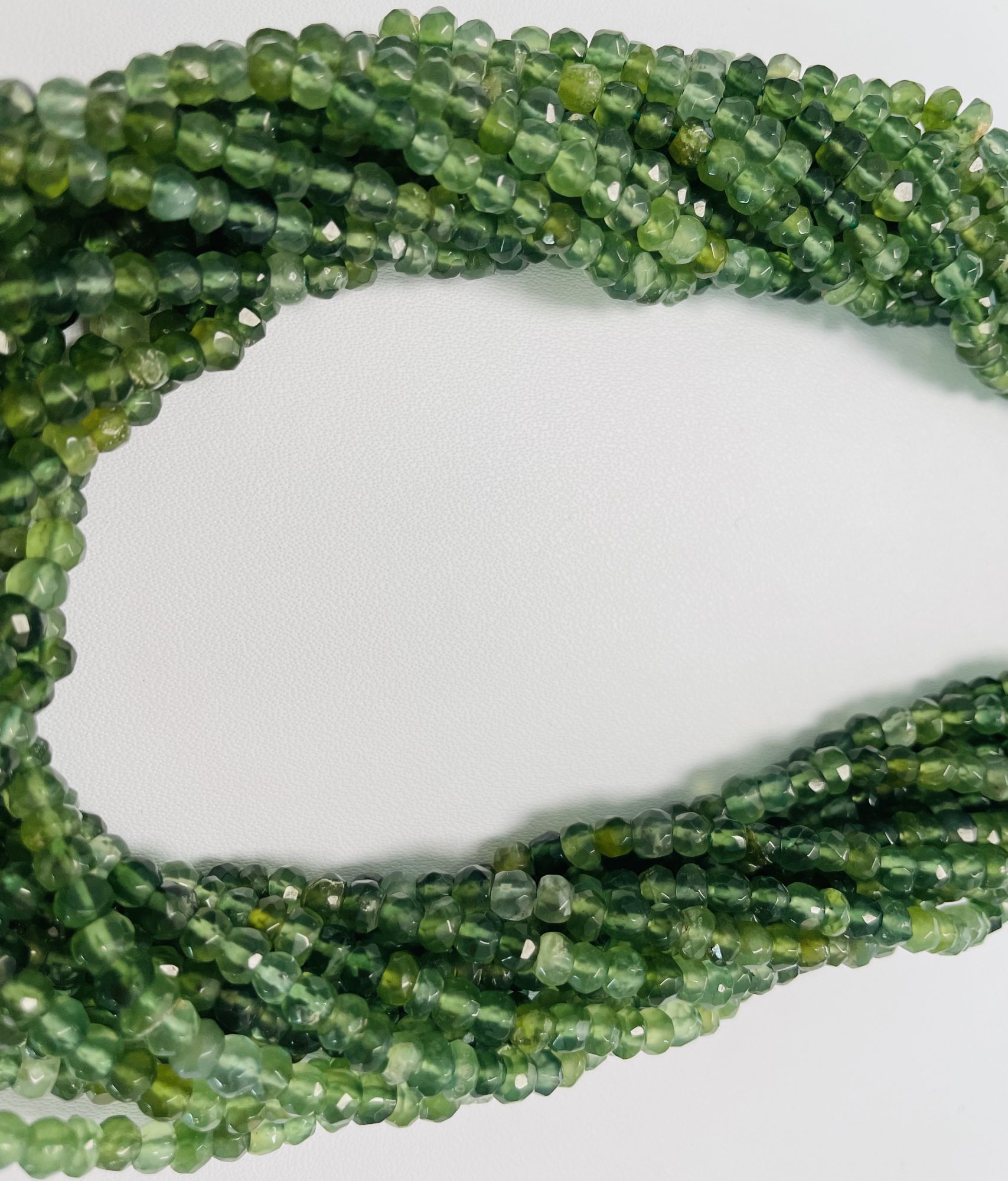 Aventurine Rondelle Faceted