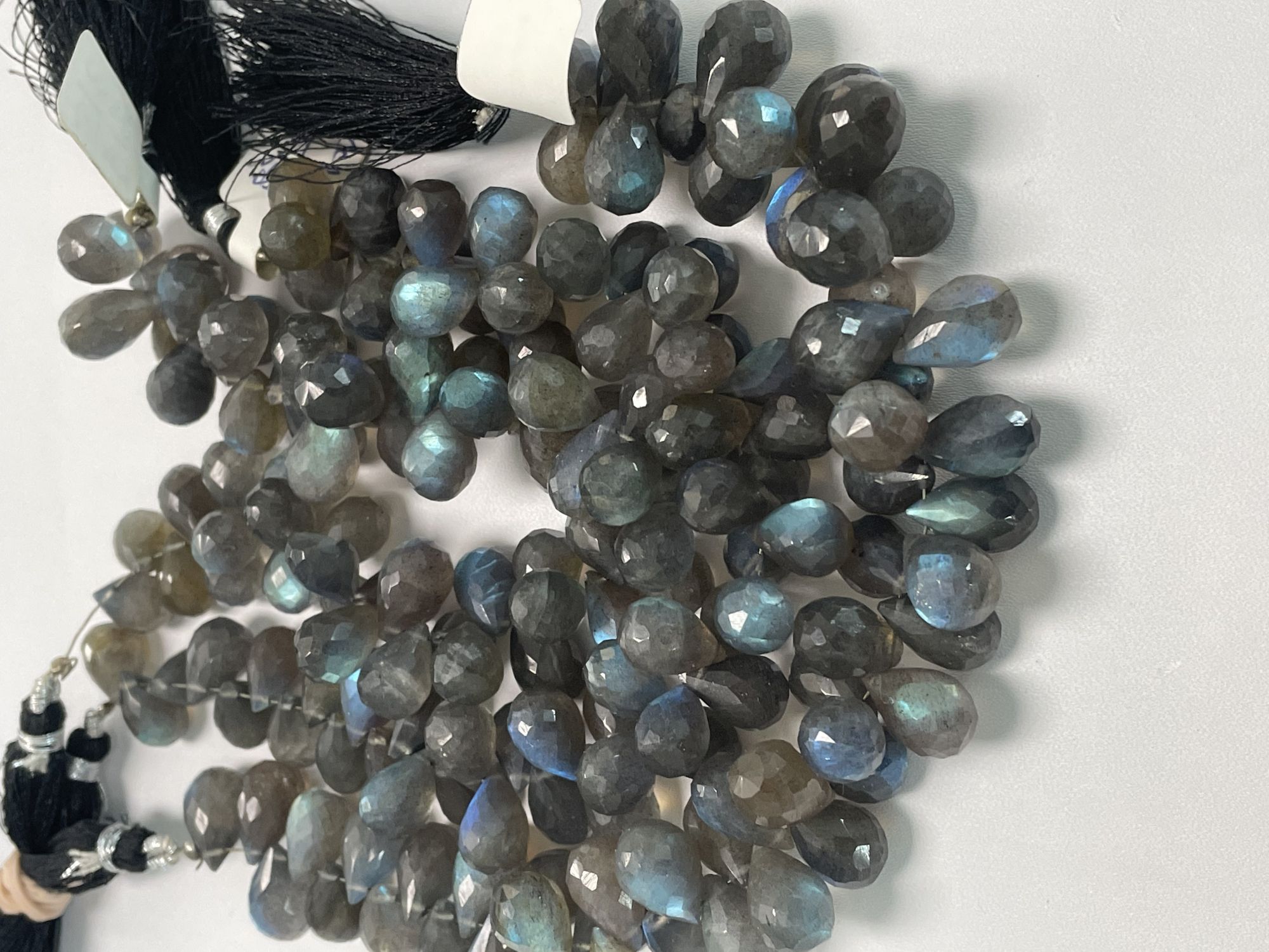 Labradorite Drop Faceted