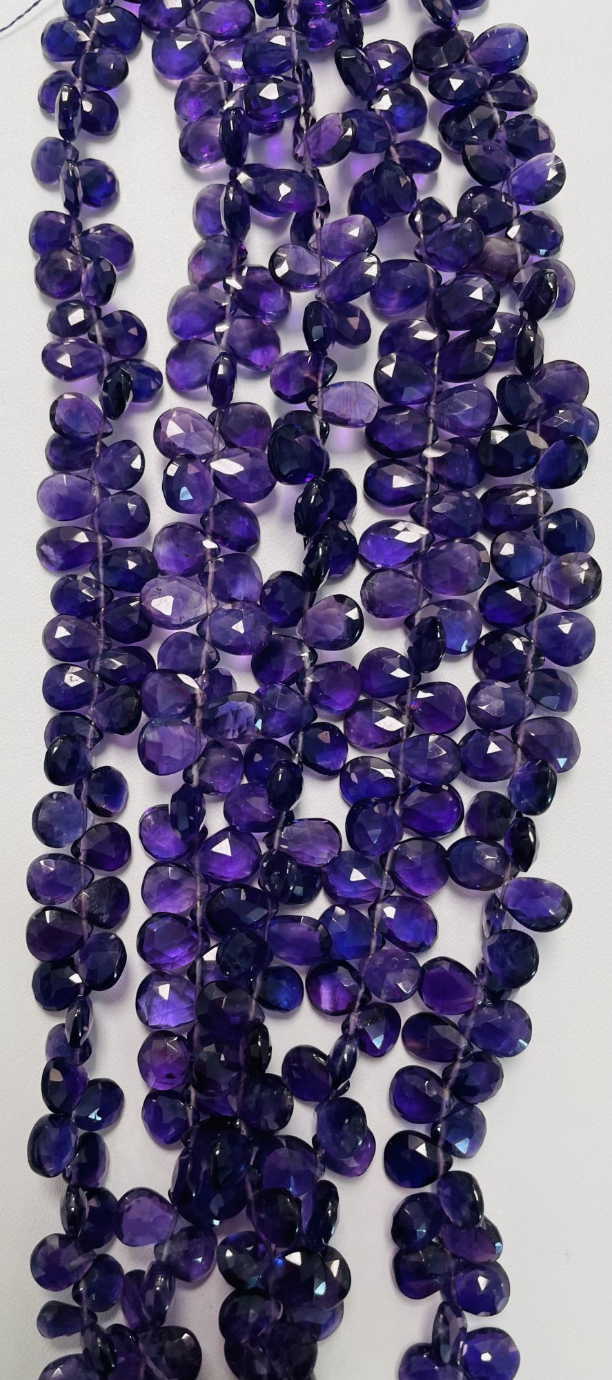 Purple Amethyst Pear Faceted
