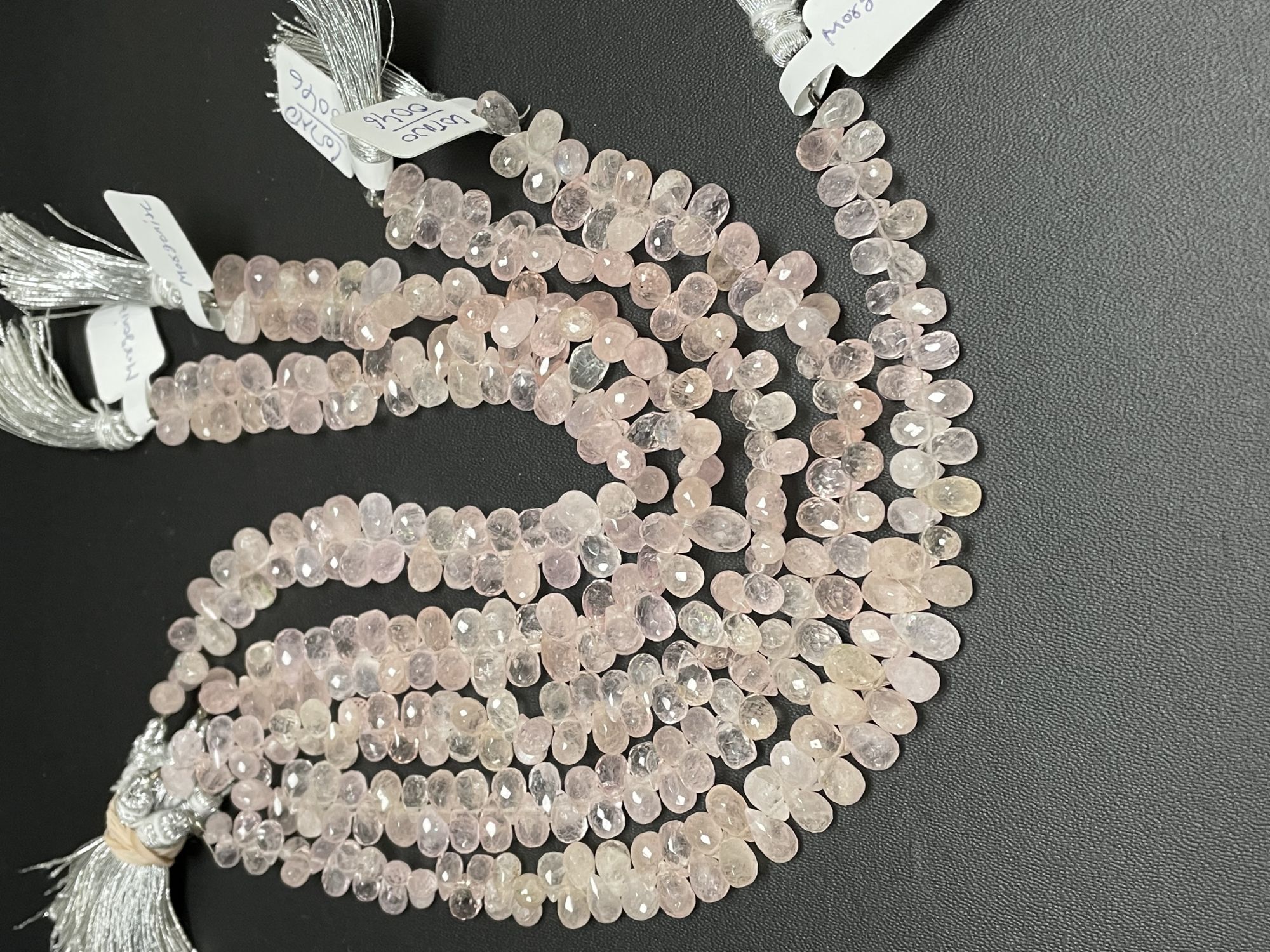 Morganite Drop Faceted