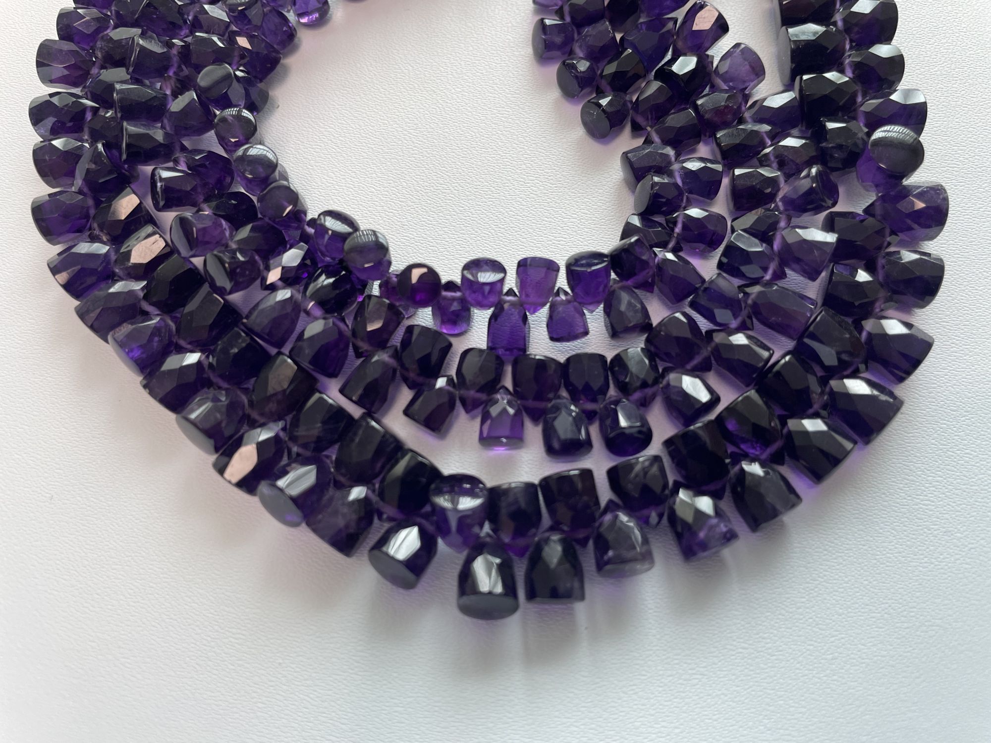 Purple Amethyst Bullet Faceted