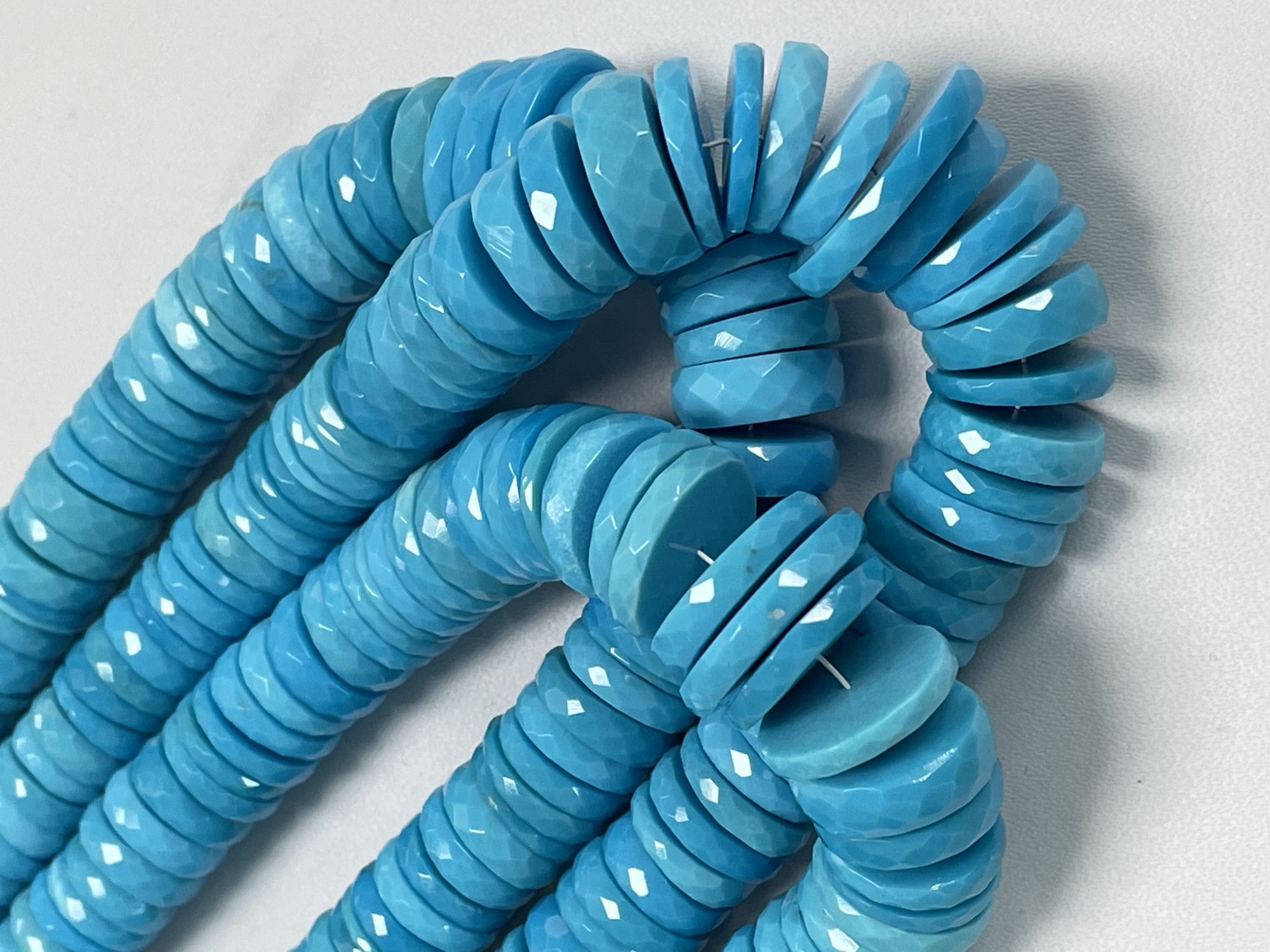 Turquoise Tire Faceted