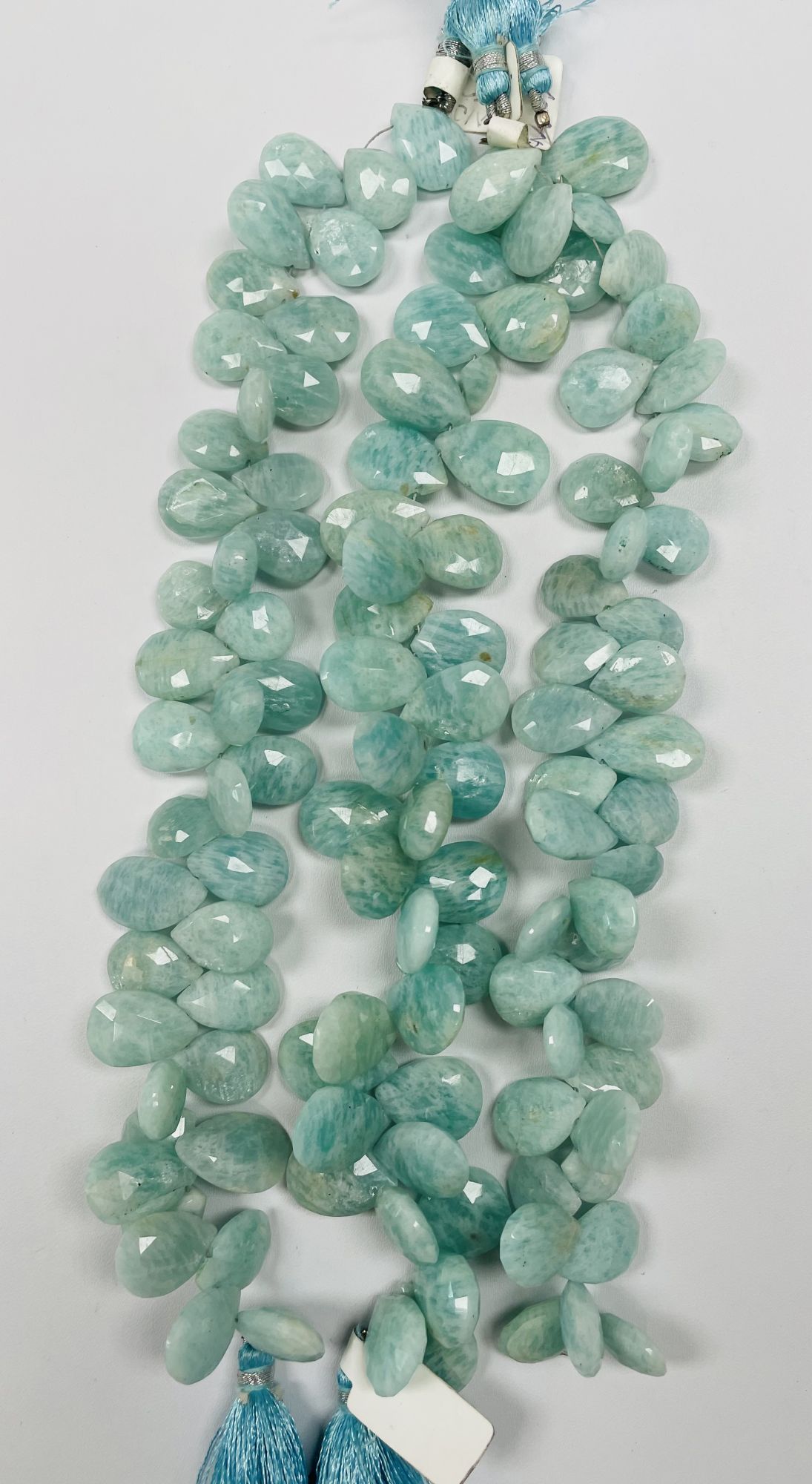 Amazonite Pears Faceted