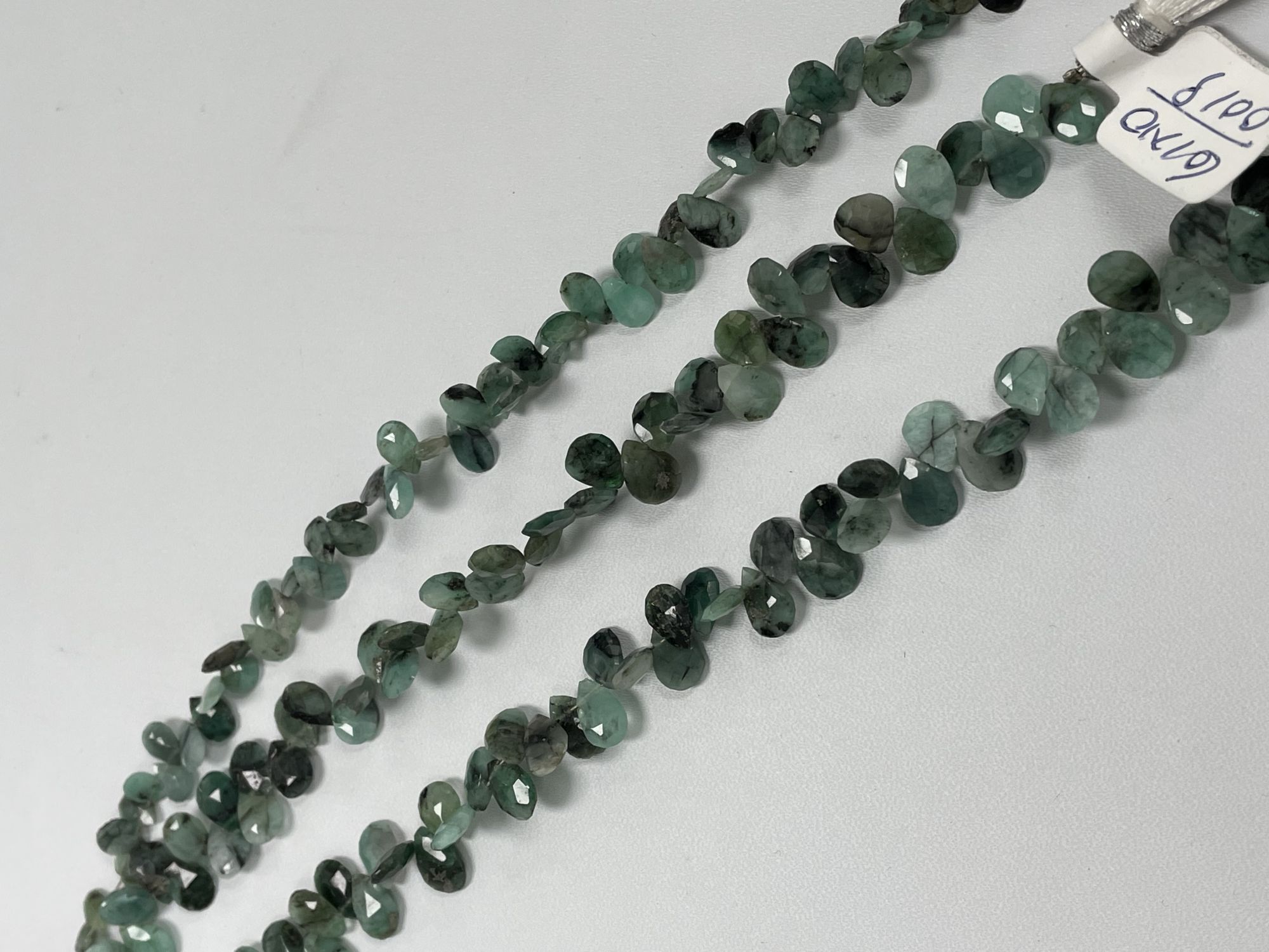 Brazilian Emerald Pear Faceted