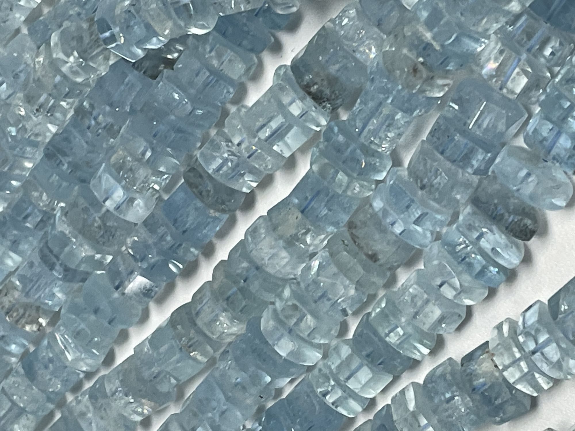 Aquamarine Bolt Faceted